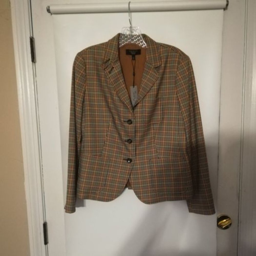 Talbots Houndstooth Blazer